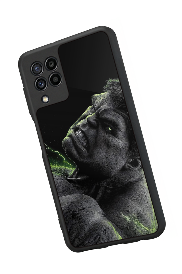 Samsung Galaxy M22 Uyumlu Hulk Tasarımlı Glossy Premium Kılıf