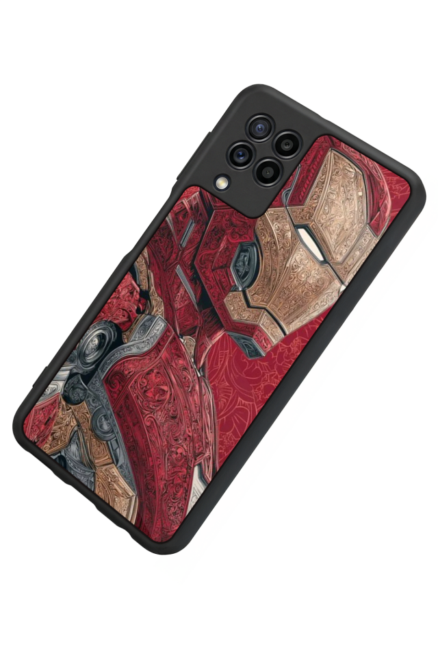 Samsung Galaxy M32 Uyumlu Iron Man ( Demir Adam ) Tasarımlı Glossy Premium Kılıf