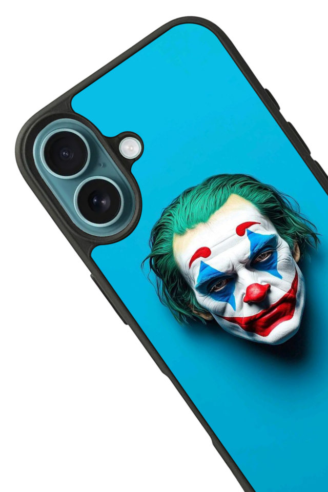 iPhone 16 Plus Uyumlu Joker Tasarımlı Glossy Premium Kılıf