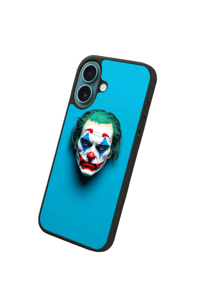 iPhone 16 Plus Uyumlu Joker Tasarımlı Glossy Premium Kılıf