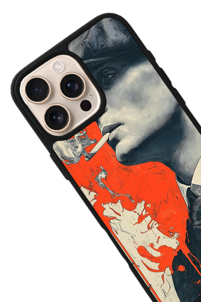 iPhone 15 Pro Max Uyumlu Peaky Blinders Tasarımlı Glossy Premium Kılıf