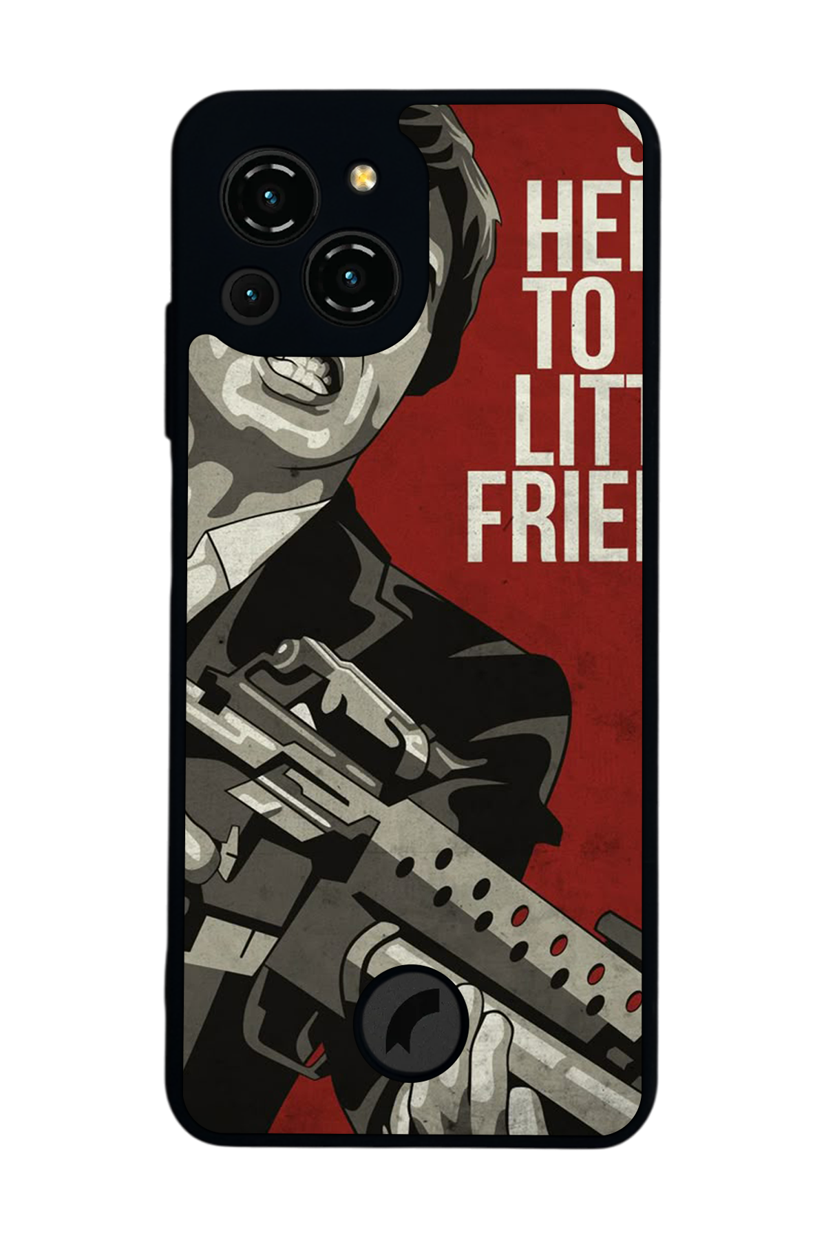 Reeder S23 Pro Max Uyumlu Scarface Tasarımlı Glossy Premium Kılıf