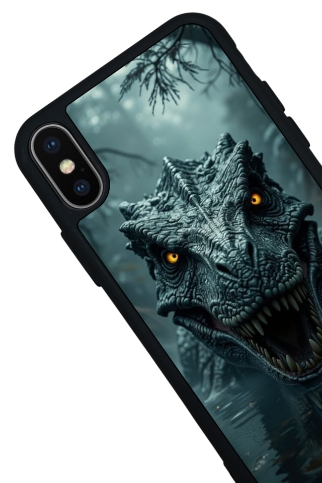 iPhone XS Max Uyumlu T-ReiPhone XS Max Tasarımlı Glossy Premium Kılıf