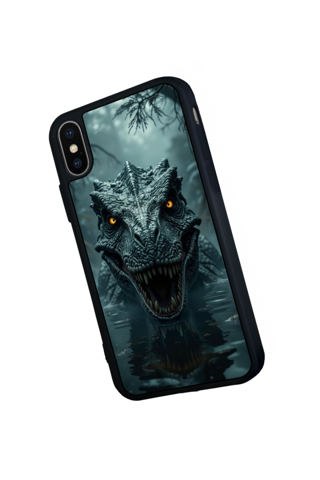 iPhone XS Max Uyumlu T-ReiPhone XS Max Tasarımlı Glossy Premium Kılıf