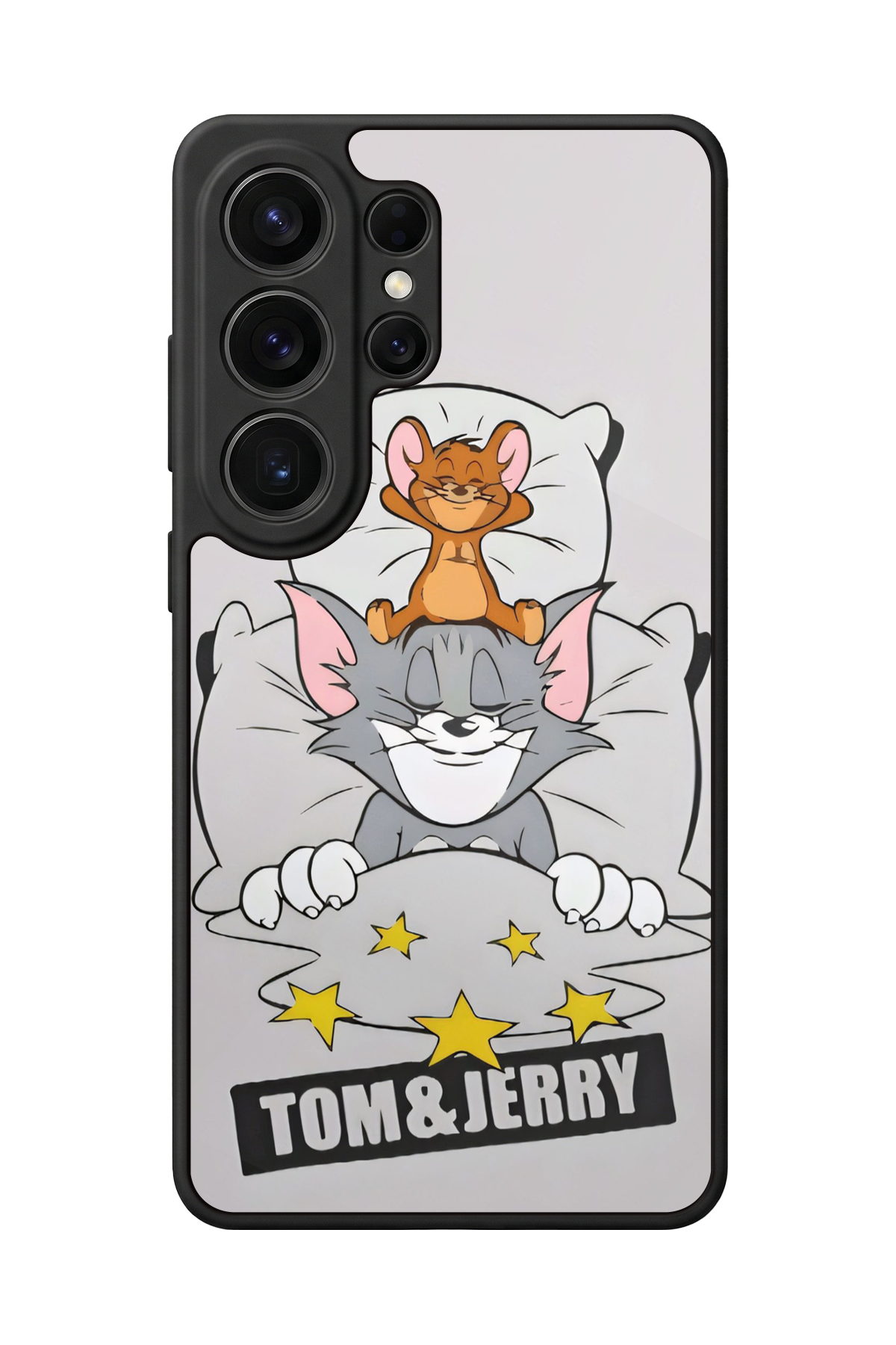 Samsung Galaxy S26 Ultra Uyumlu Tom And Jerry Tasarımlı Glossy Premium Kılıf