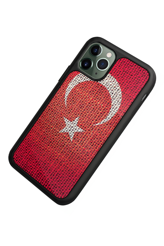 iPhone 11 Pro Max Uyumlu Türk Bayragi Tasarımlı Glossy Premium Kılıf