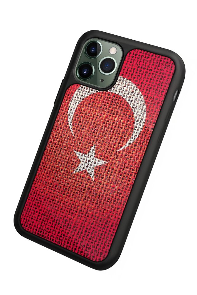 iPhone 11 Pro Max Uyumlu Türk Bayragi Tasarımlı Glossy Premium Kılıf