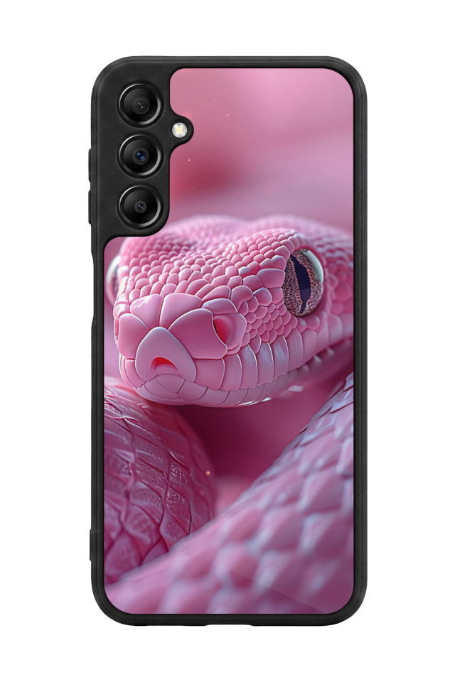 Samsung Galaxy A14 Uyumlu Yılan Tasarımlı Glossy Premium Kılıf