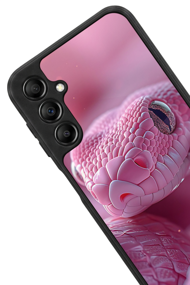 Samsung Galaxy A14 Uyumlu Yılan Tasarımlı Glossy Premium Kılıf