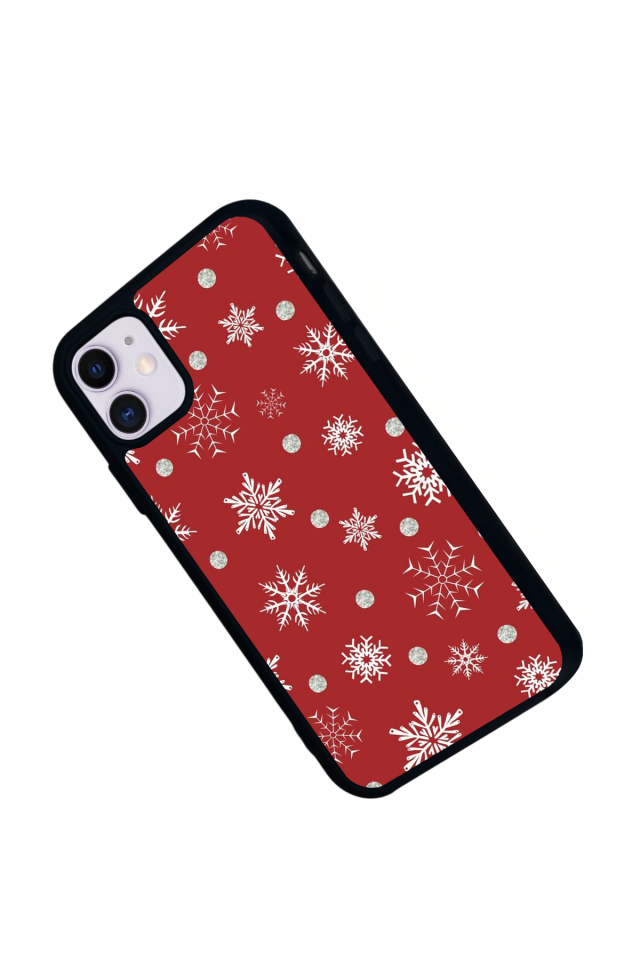 iPhone 11 Uyumlu Yilbasi Christmas Tasarımlı Glossy Premium Kılıf