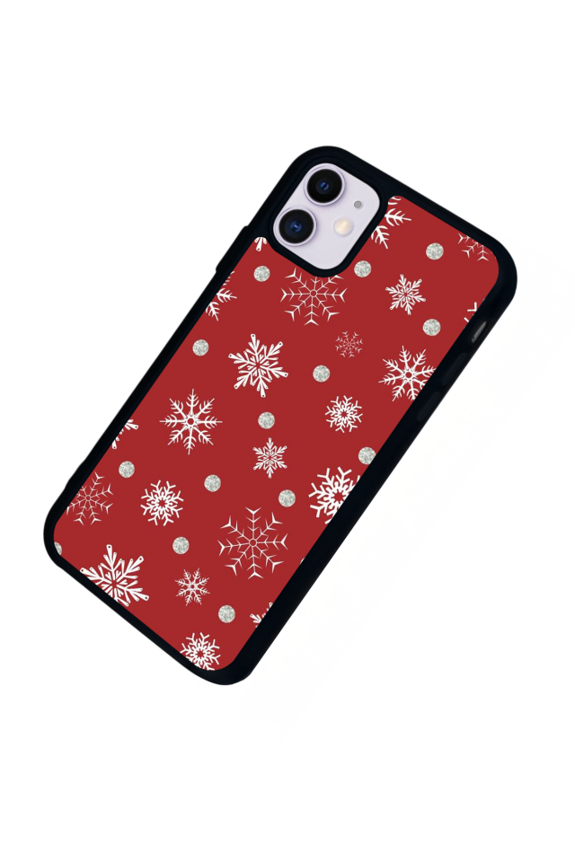 iPhone 11 Uyumlu Yilbasi Christmas Tasarımlı Glossy Premium Kılıf