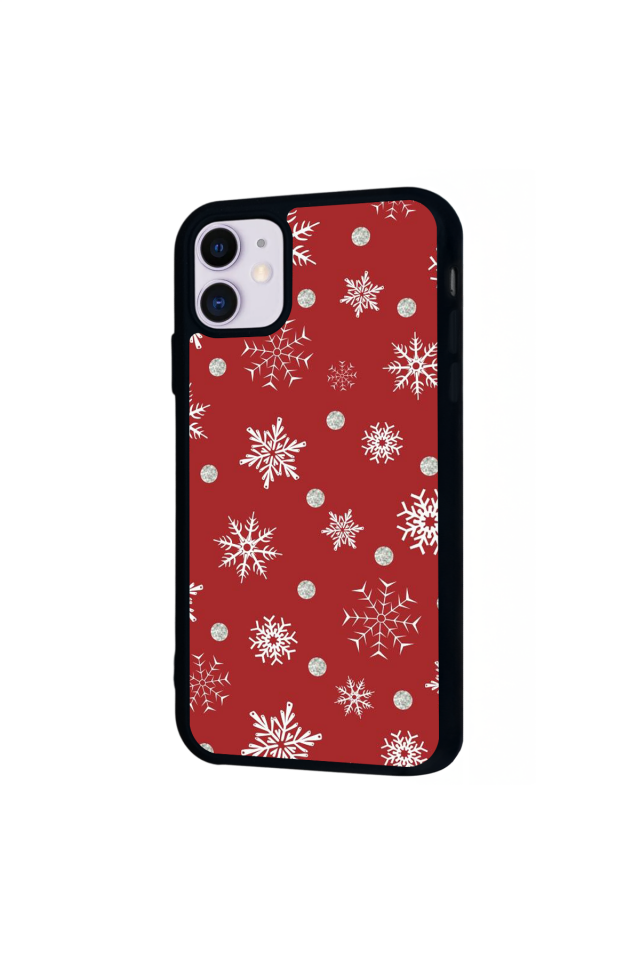 iPhone 11 Uyumlu Yilbasi Christmas Tasarımlı Glossy Premium Kılıf