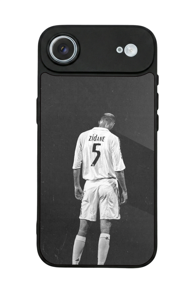 iPhone 17 Air Uyumlu Zidane Tasarımlı Glossy Premium Kılıf