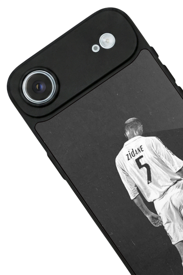 iPhone 17 Air Uyumlu Zidane Tasarımlı Glossy Premium Kılıf
