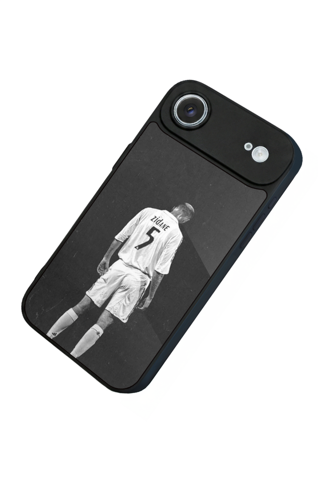 iPhone 17 Air Uyumlu Zidane Tasarımlı Glossy Premium Kılıf
