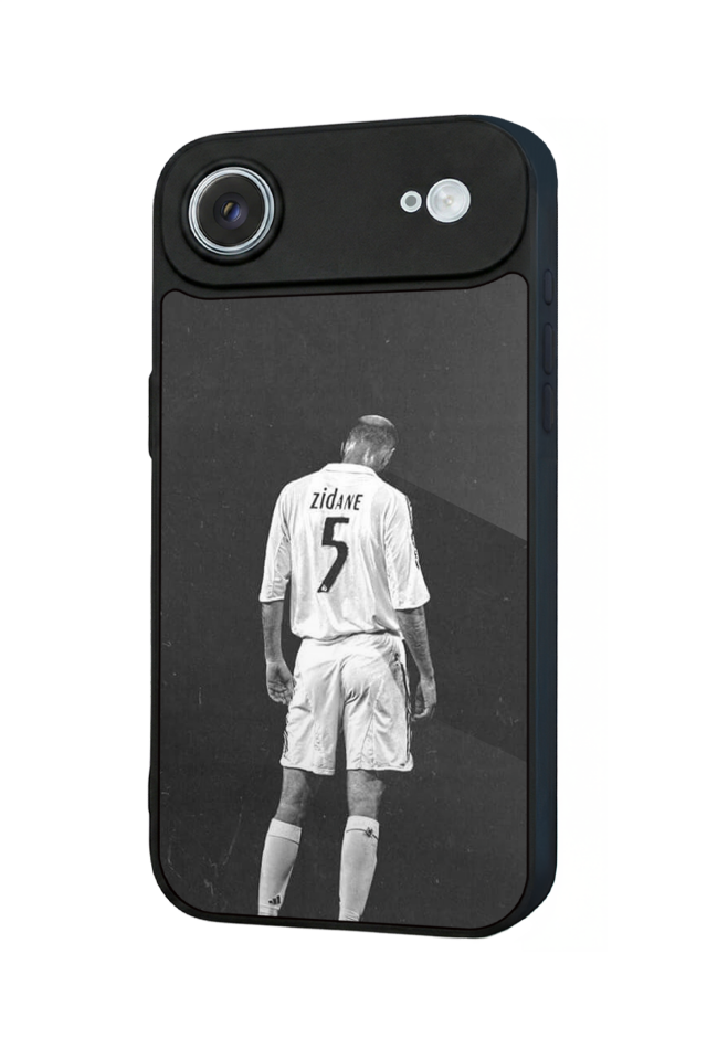 iPhone 17 Air Uyumlu Zidane Tasarımlı Glossy Premium Kılıf