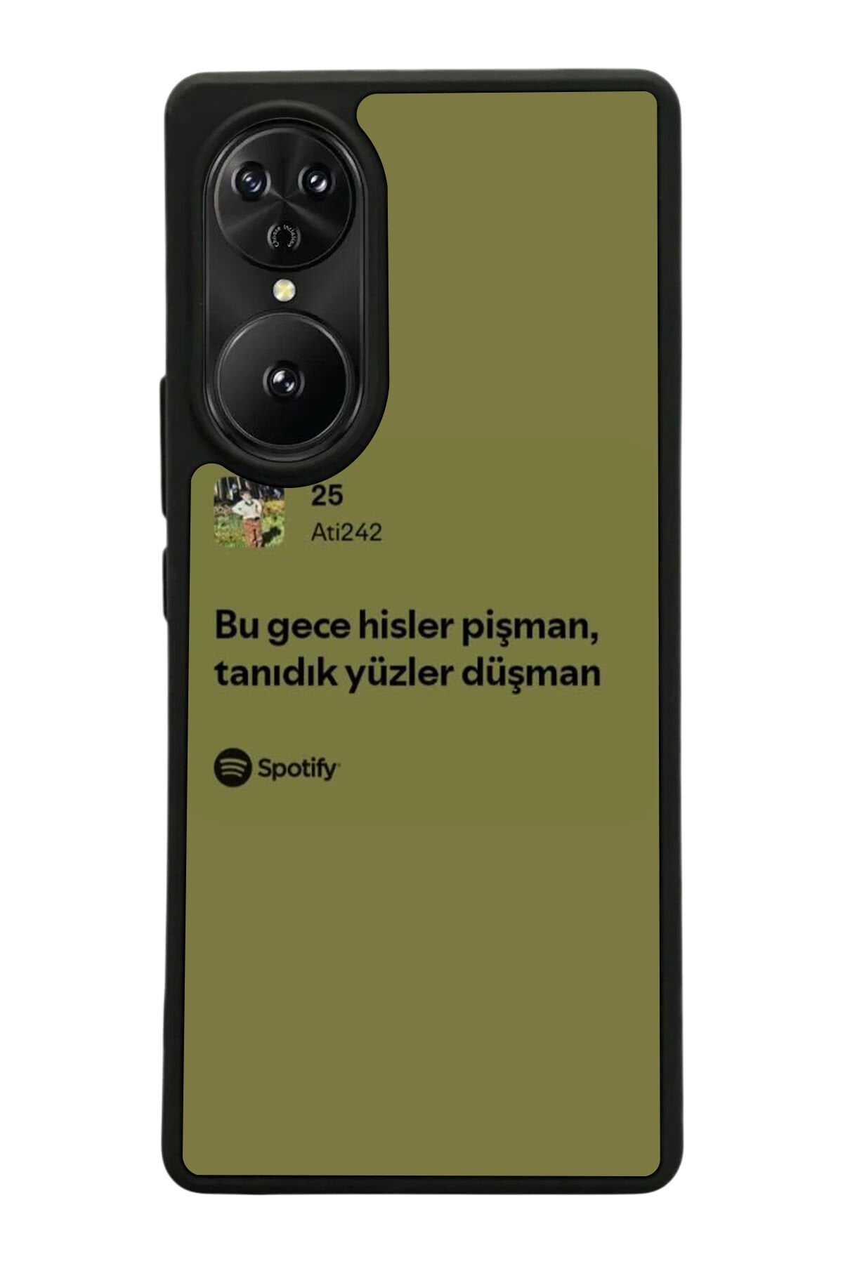 Reeder S19 Max Pro S EDGE Uyumlu Sarki Sozleri Tasarımlı Glossy Premium Kılıf