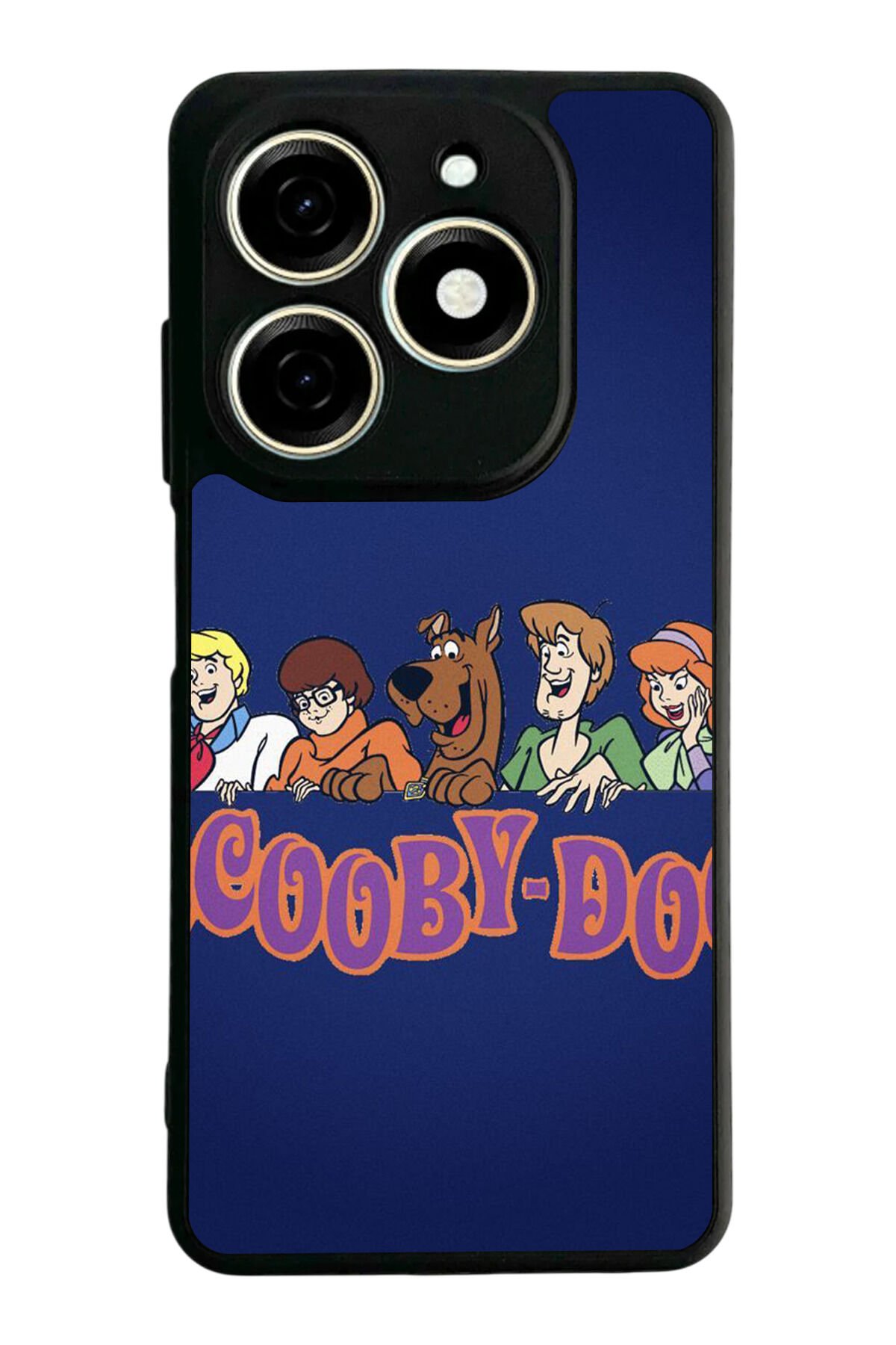 Tecno Spark 20/20C Uyumlu Scooby Doo Tasarımlı Glossy Premium Kılıf