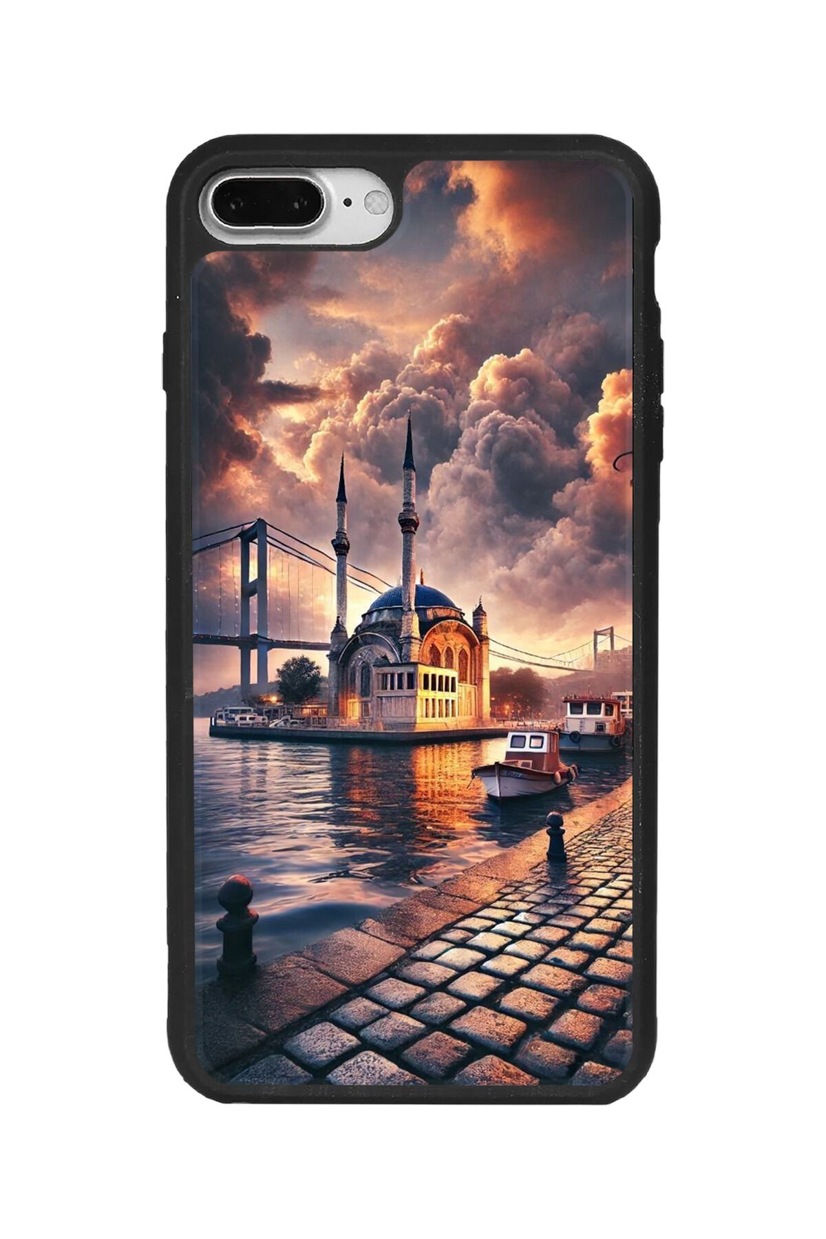 Apple iPhone 7 Plus Siyah Silikon Kılıf Çiziklere ve Darbelere Karşı Koruma