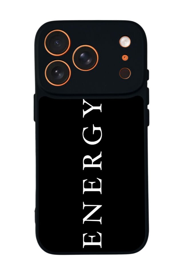 iPhone 17 Pro Max Uyumlu Energy Tasarımlı Glossy Premium Kılıf