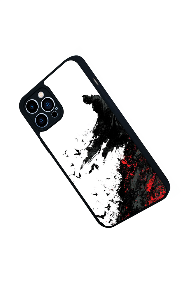 iPhone 13 Pro Max Uyumlu Batman Tasarımlı Glossy Premium Kılıf