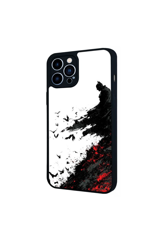 iPhone 13 Pro Max Uyumlu Batman Tasarımlı Glossy Premium Kılıf