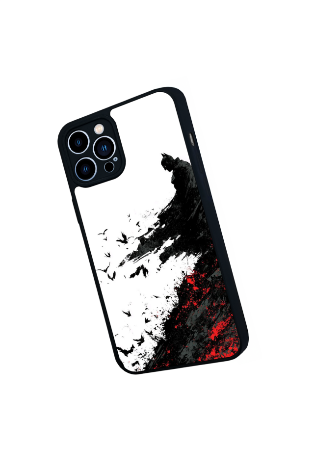 iPhone 13 Pro Max Uyumlu Batman Tasarımlı Glossy Premium Kılıf
