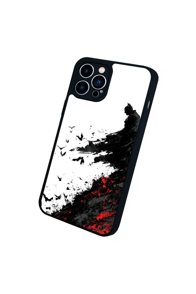 iPhone 13 Pro Max Uyumlu Batman Tasarımlı Glossy Premium Kılıf
