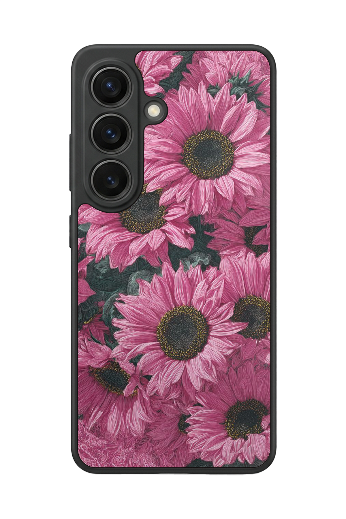 Samsung Galaxy S26 Uyumlu Cicek Tasarımlı Glossy Premium Kılıf