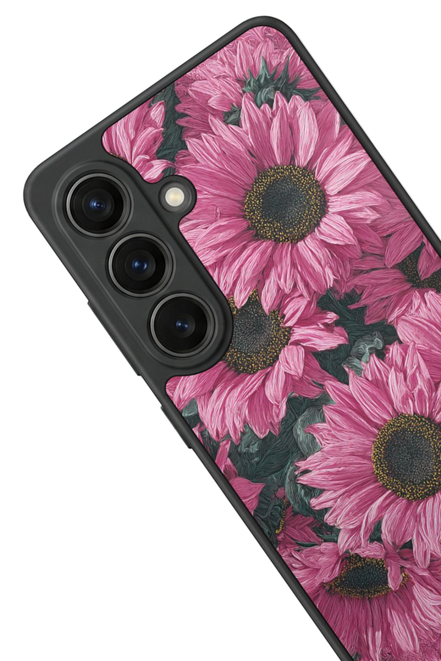Samsung Galaxy S26 Uyumlu Cicek Tasarımlı Glossy Premium Kılıf