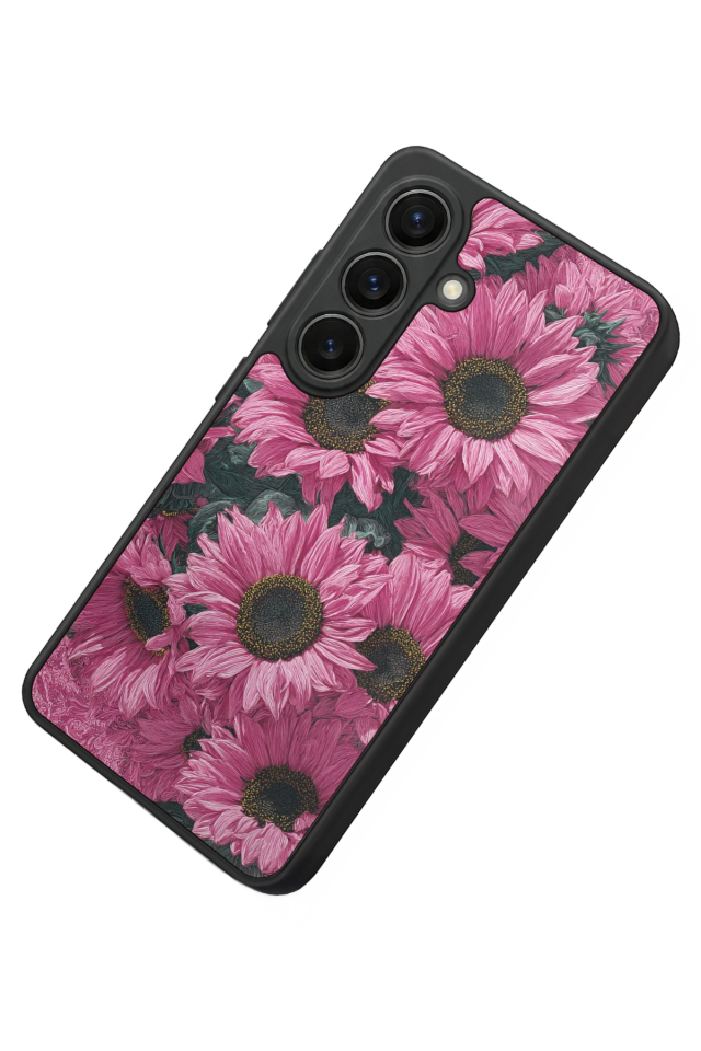 Samsung Galaxy S26 Uyumlu Cicek Tasarımlı Glossy Premium Kılıf