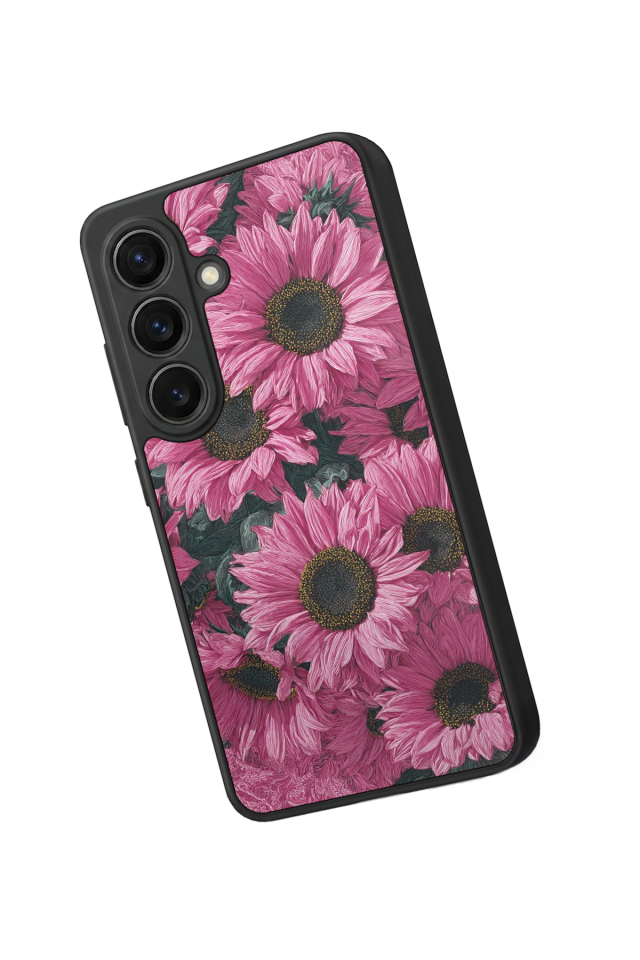 Samsung Galaxy S26 Uyumlu Cicek Tasarımlı Glossy Premium Kılıf