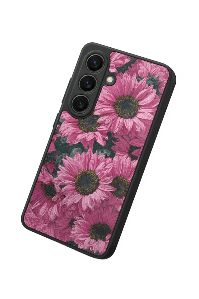 Samsung Galaxy S26 Uyumlu Cicek Tasarımlı Glossy Premium Kılıf