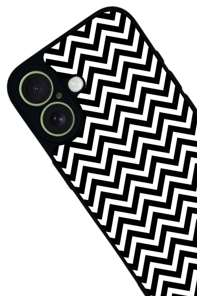 iPhone 17 Uyumlu Çizgi Sanatı Tasarımlı Glossy Premium Kılıf