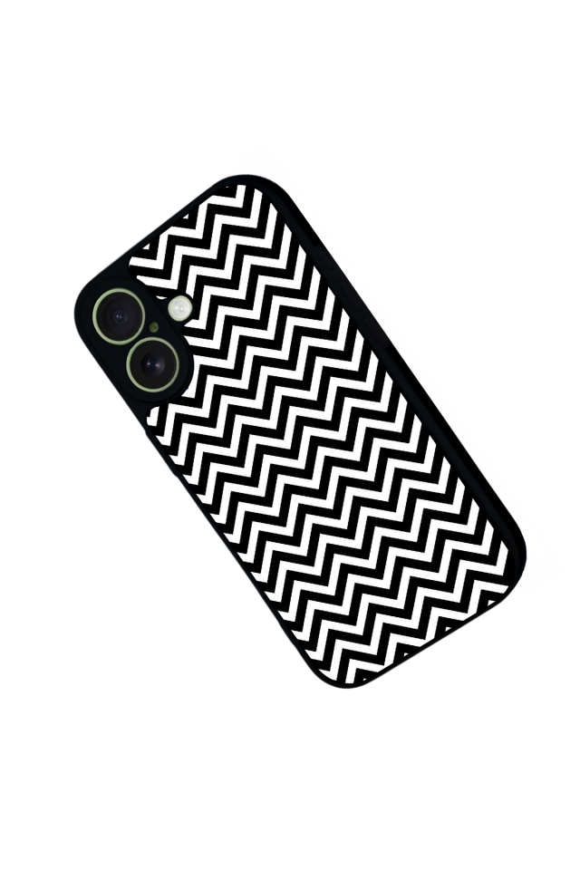 iPhone 17 Uyumlu Çizgi Sanatı Tasarımlı Glossy Premium Kılıf