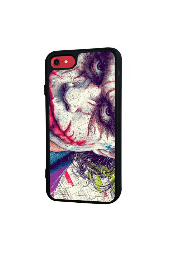 iPhone SE Uyumlu Joker Tasarımlı Glossy Premium Kılıf