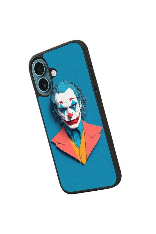 iPhone 16 Plus Uyumlu Joker Tasarımlı Glossy Premium Kılıf