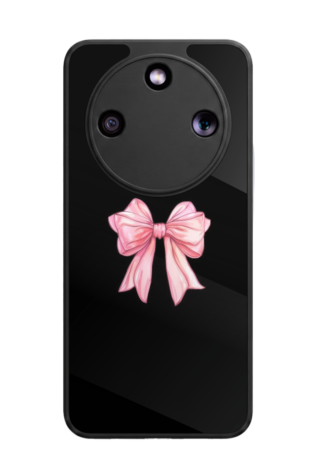 Honor Magic 8 Lite Uyumlu Kurdele Tasarımlı Glossy Premium Kılıf