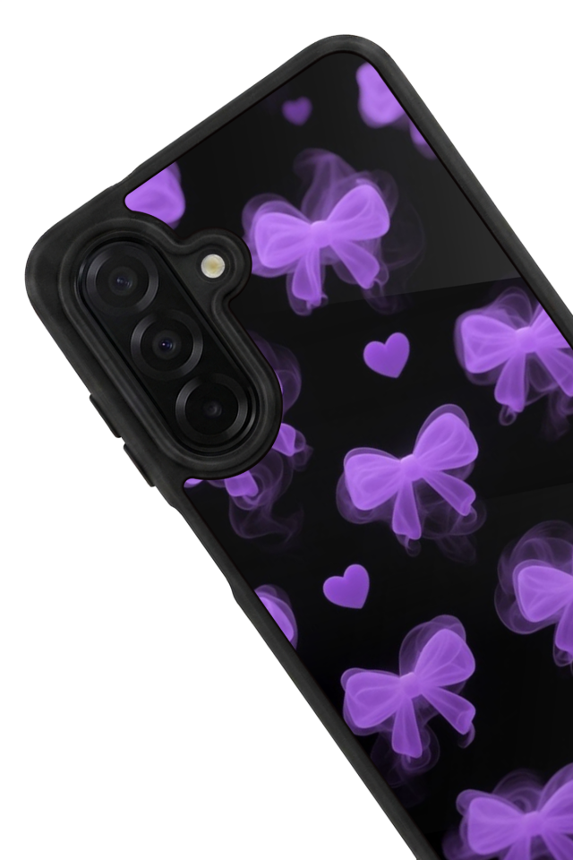 Samsung Galaxy A36 Uyumlu Kurdele Tasarımlı Glossy Premium Kılıf