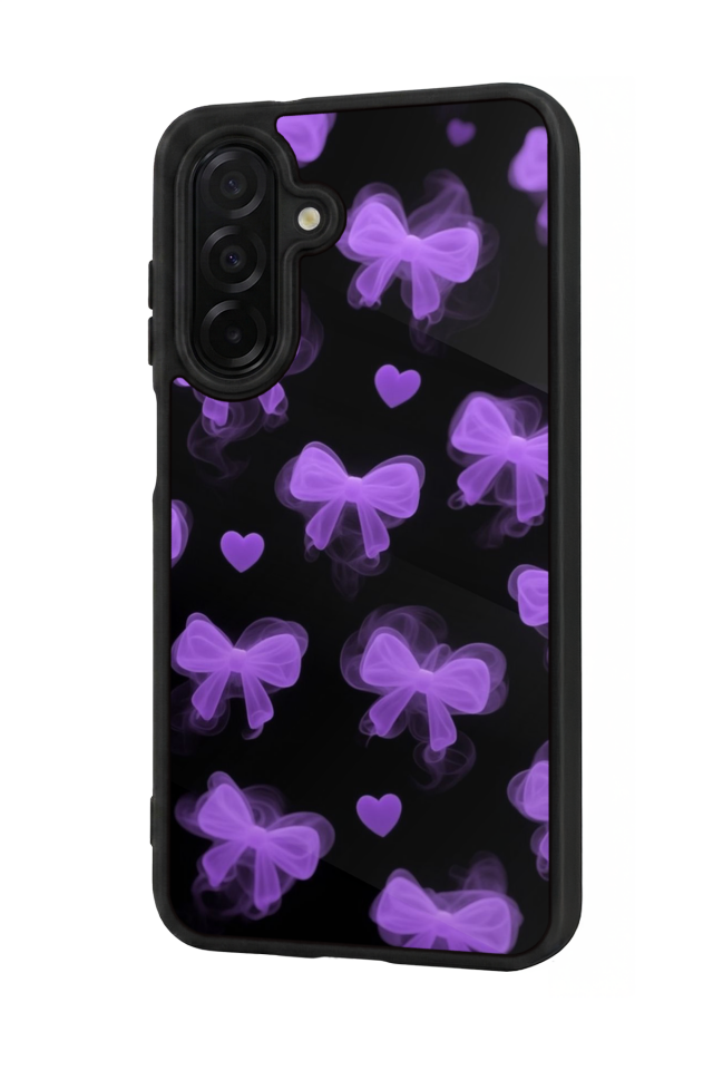 Samsung Galaxy A36 Uyumlu Kurdele Tasarımlı Glossy Premium Kılıf