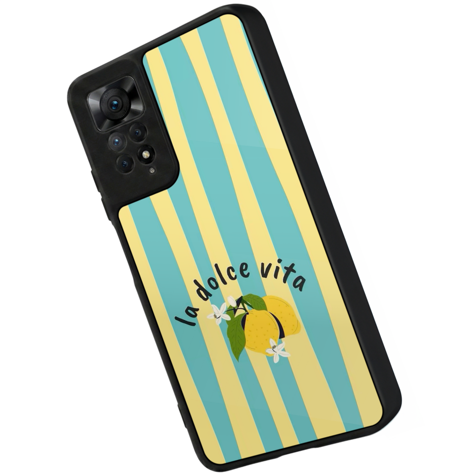 Xiaomi Redmi Note 11 Pro Uyumlu Limon Tasarımlı Glossy Premium Kılıf