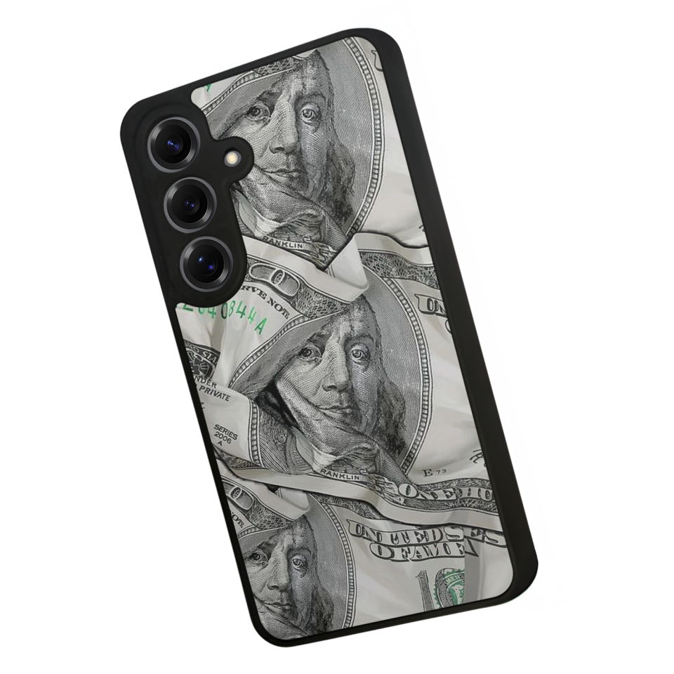 Samsung Galaxy S25 Uyumlu Money Para Tasarımlı Glossy Premium Kılıf