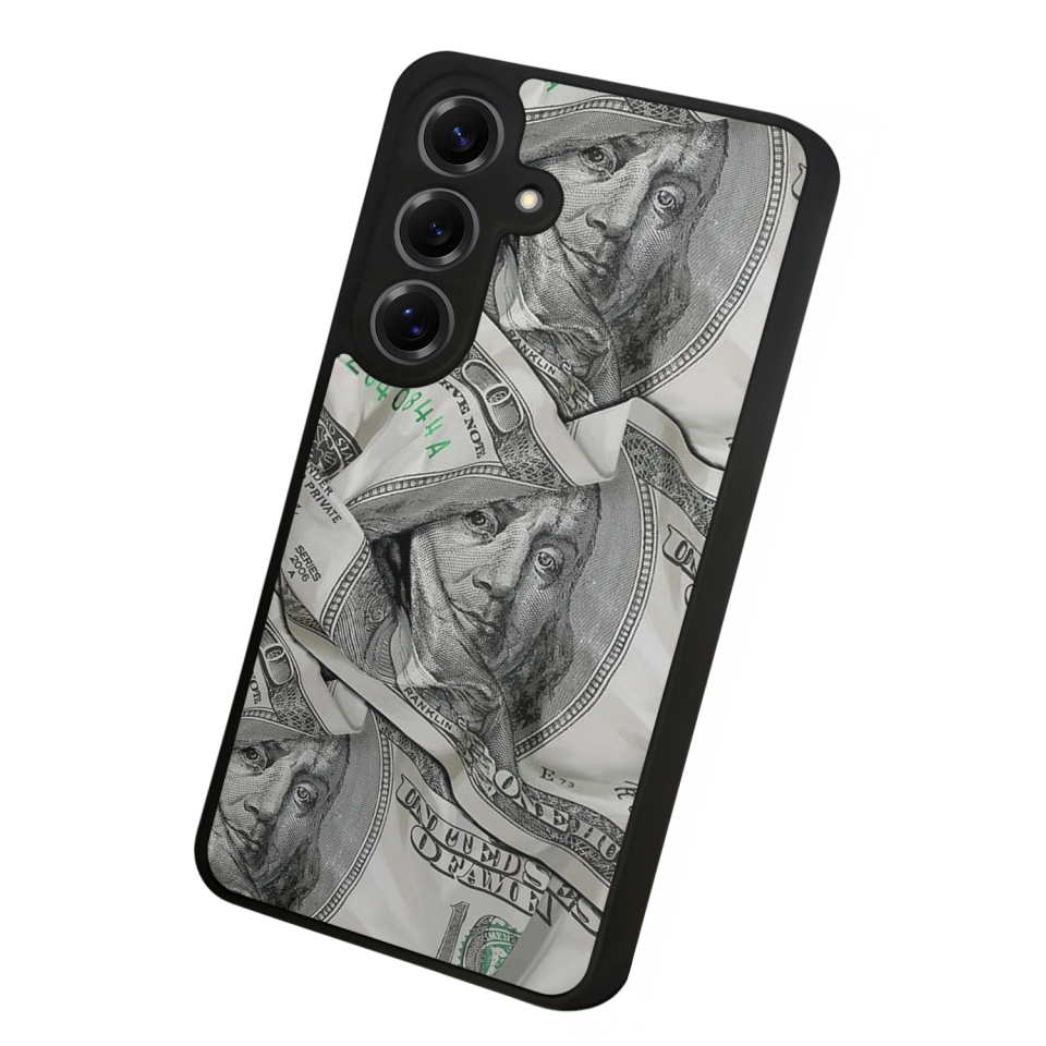 Samsung Galaxy S25 Uyumlu Money Para Tasarımlı Glossy Premium Kılıf