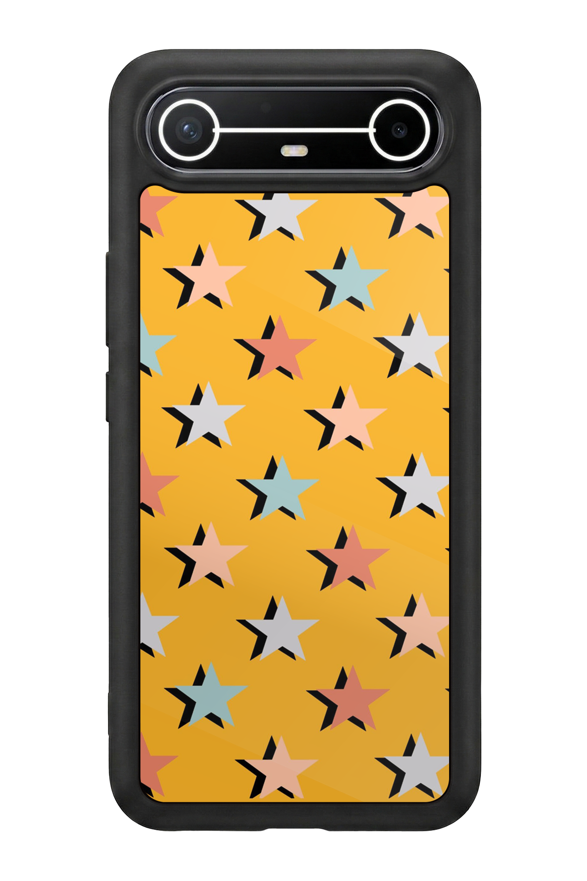 Tecno Spark Slim 5G Uyumlu Retro Yildizlar Tasarımlı Glossy Premium Kılıf