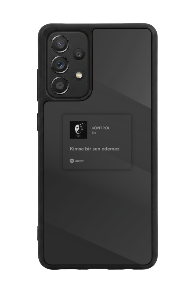 Samsung Galaxy A72 Uyumlu Sarki Sozleri Tasarımlı Glossy Premium Kılıf