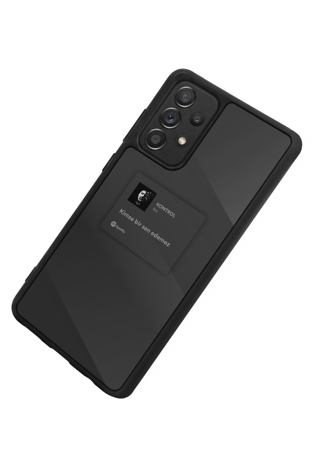 Samsung Galaxy A72 Uyumlu Sarki Sozleri Tasarımlı Glossy Premium Kılıf