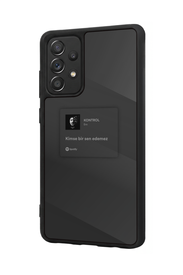 Samsung Galaxy A72 Uyumlu Sarki Sozleri Tasarımlı Glossy Premium Kılıf