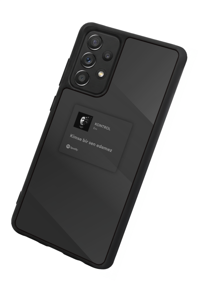 Samsung Galaxy A72 Uyumlu Sarki Sozleri Tasarımlı Glossy Premium Kılıf