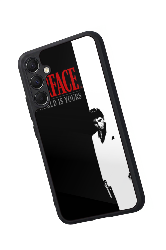 Samsung Galaxy A34 Uyumlu Scarface Tasarımlı Glossy Premium Kılıf