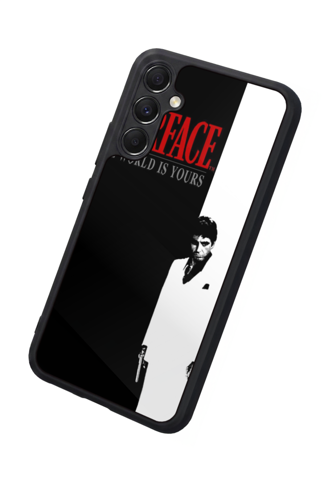 Samsung Galaxy A34 Uyumlu Scarface Tasarımlı Glossy Premium Kılıf